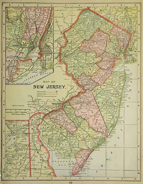 Map of New Jersey