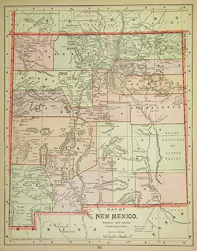 Map of New Mexico