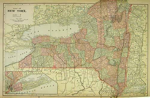 Map of New York