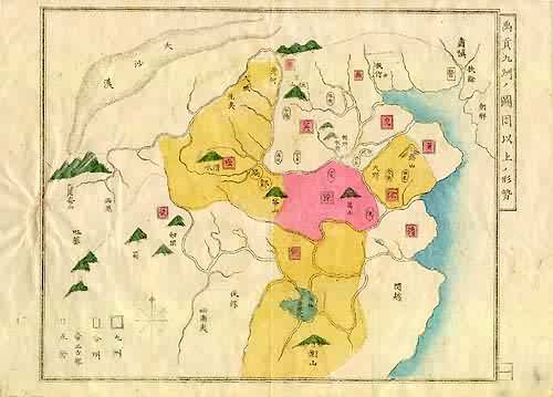 China Map from Japanese Meiji Period - #01 Northern China