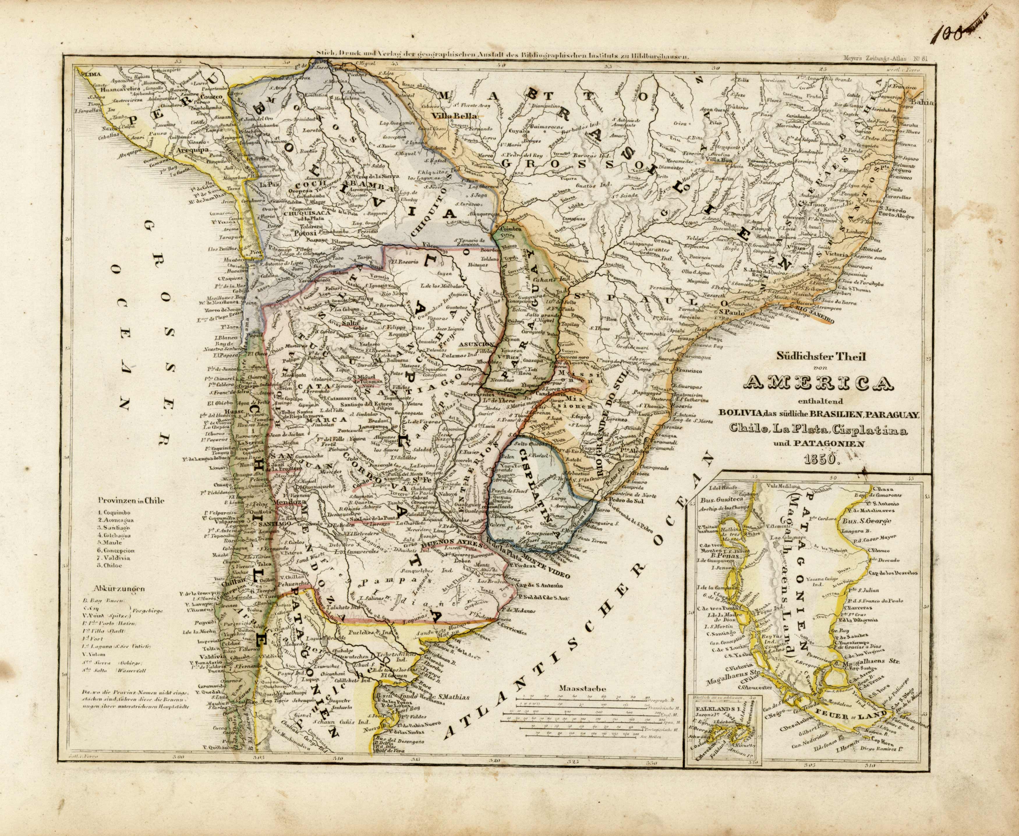 Sudhichster Theil von America (Central South America)