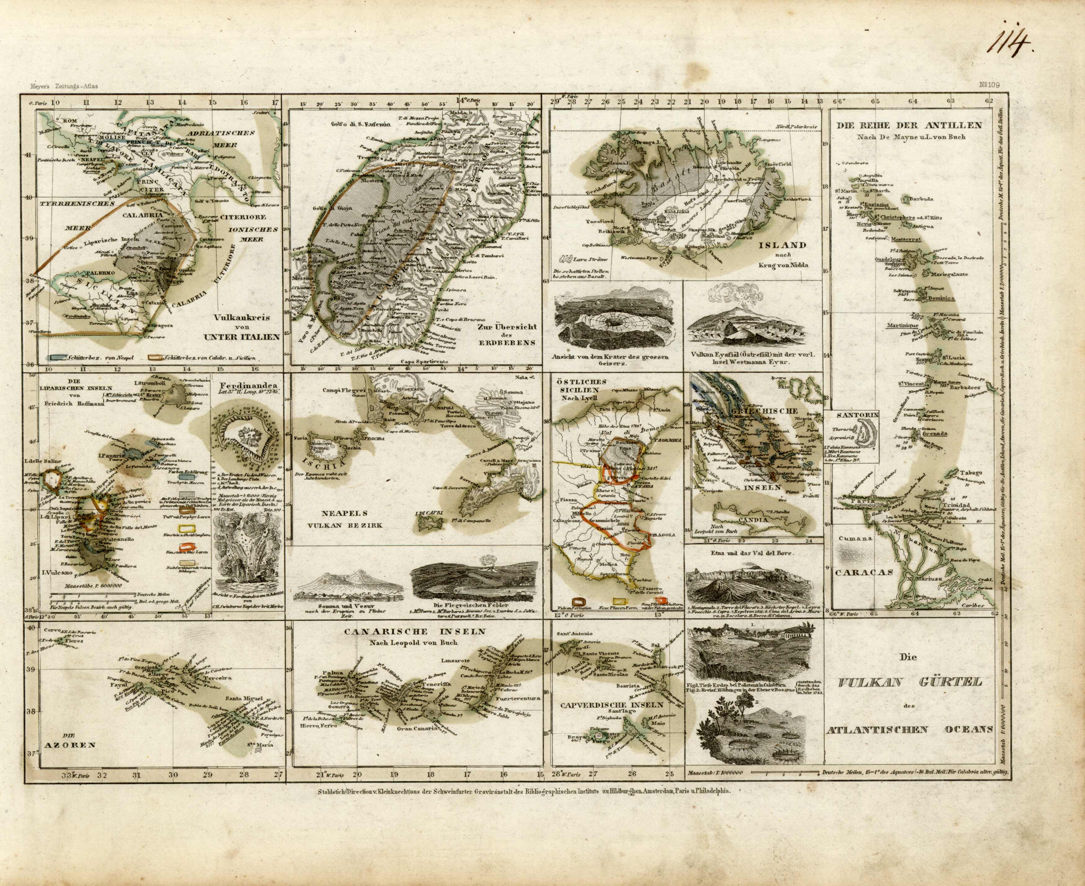 Die Vulkan Gurtel des Atlantischen Oceans (Volcanos of the Atlantic Oceans)