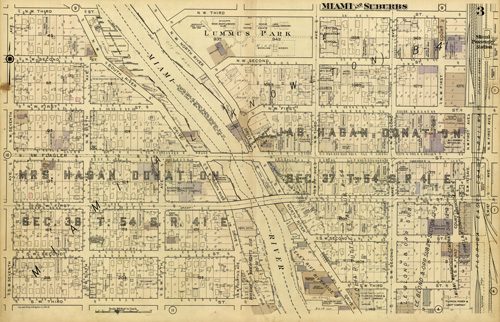 Miami and Suburbs - 1936 - Sheet 3 - (Downtown/Little Havana - area bound by NW Third St.