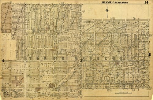 Miami and Suburbs - 1936 - Sheet 14 - (Little Havana - area bound by NW 7th St.