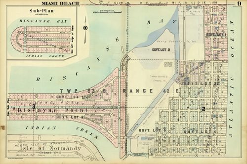 Miami and Suburbs - 1936 - Miami Beach Sheet 8 - (Miami Beach - area bound by 87th Terrace