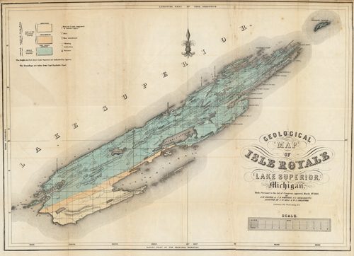 Geological Map of Isle Royale