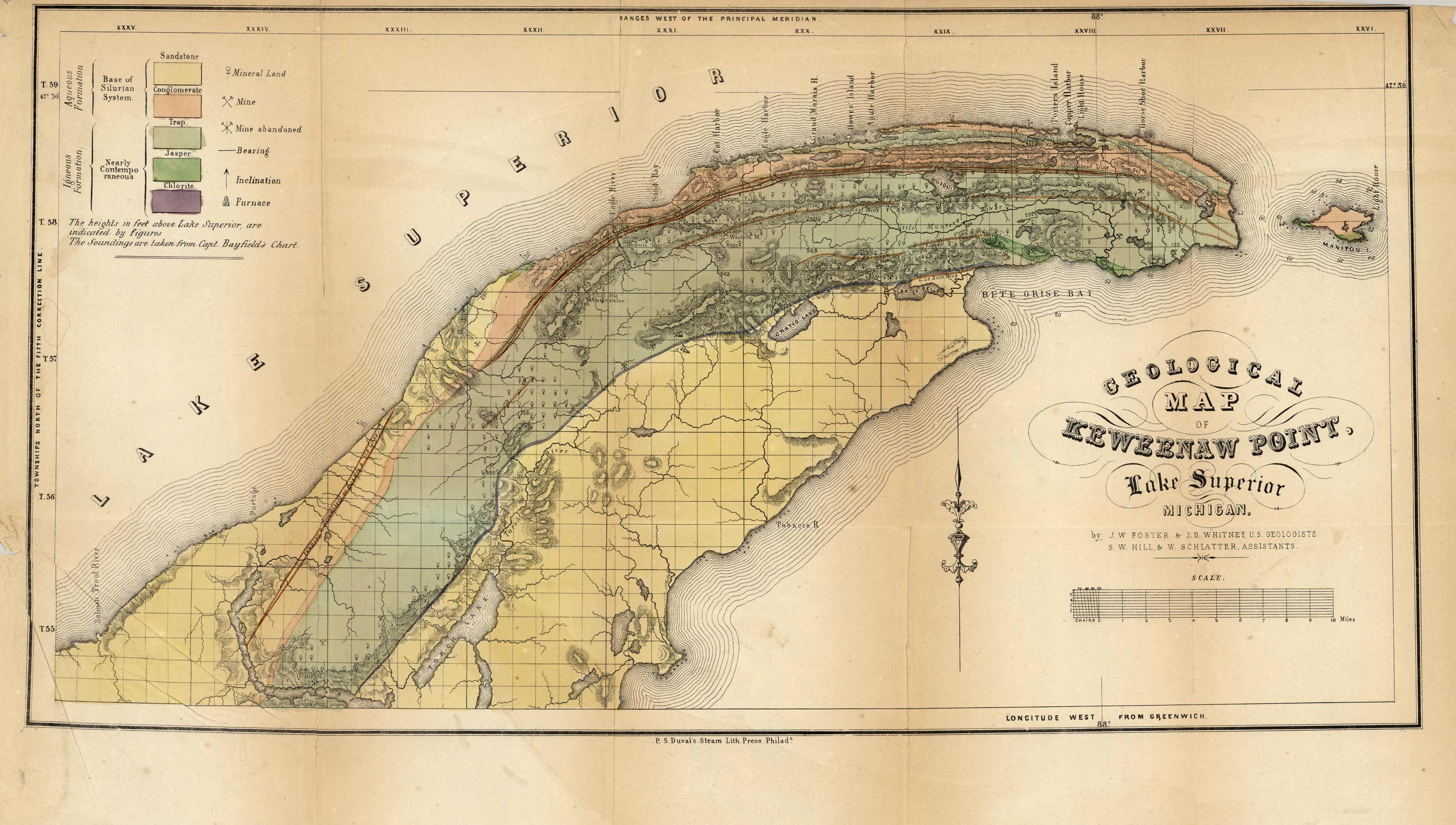 Geological Map of Keweenaw Point Geological Map of Keweenaw Point