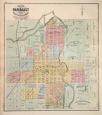 Map of Faribault