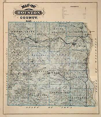 Map of Houston County