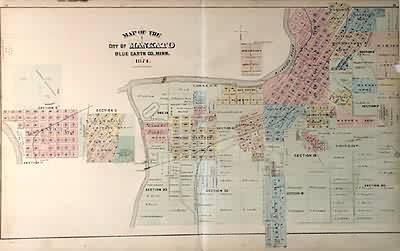 Map of the City of Mankato