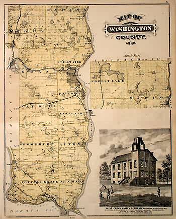 Map of Washington County