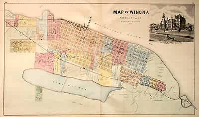 Map of Winona