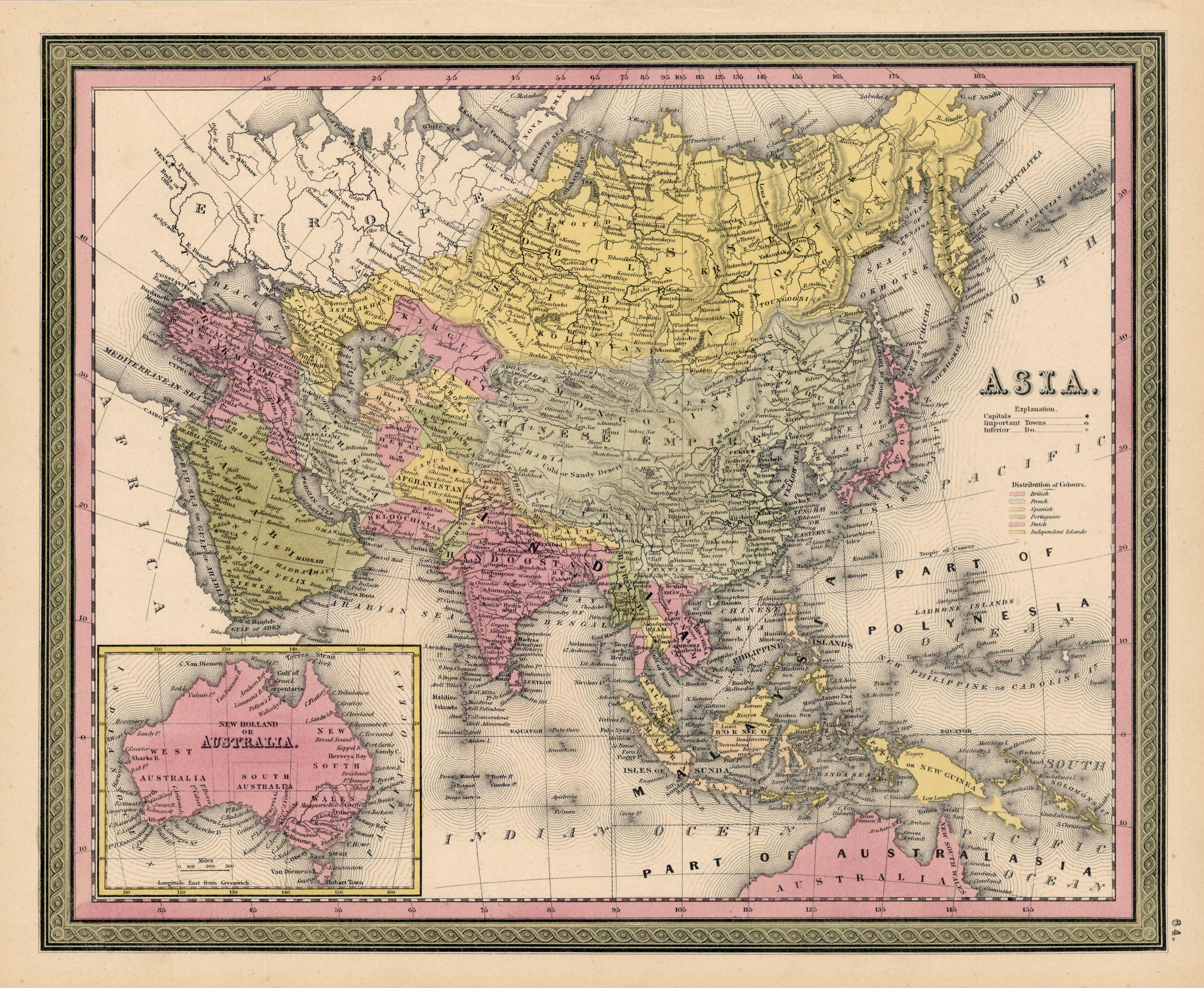 Asia with inst of Australia Asia with inst of Australia