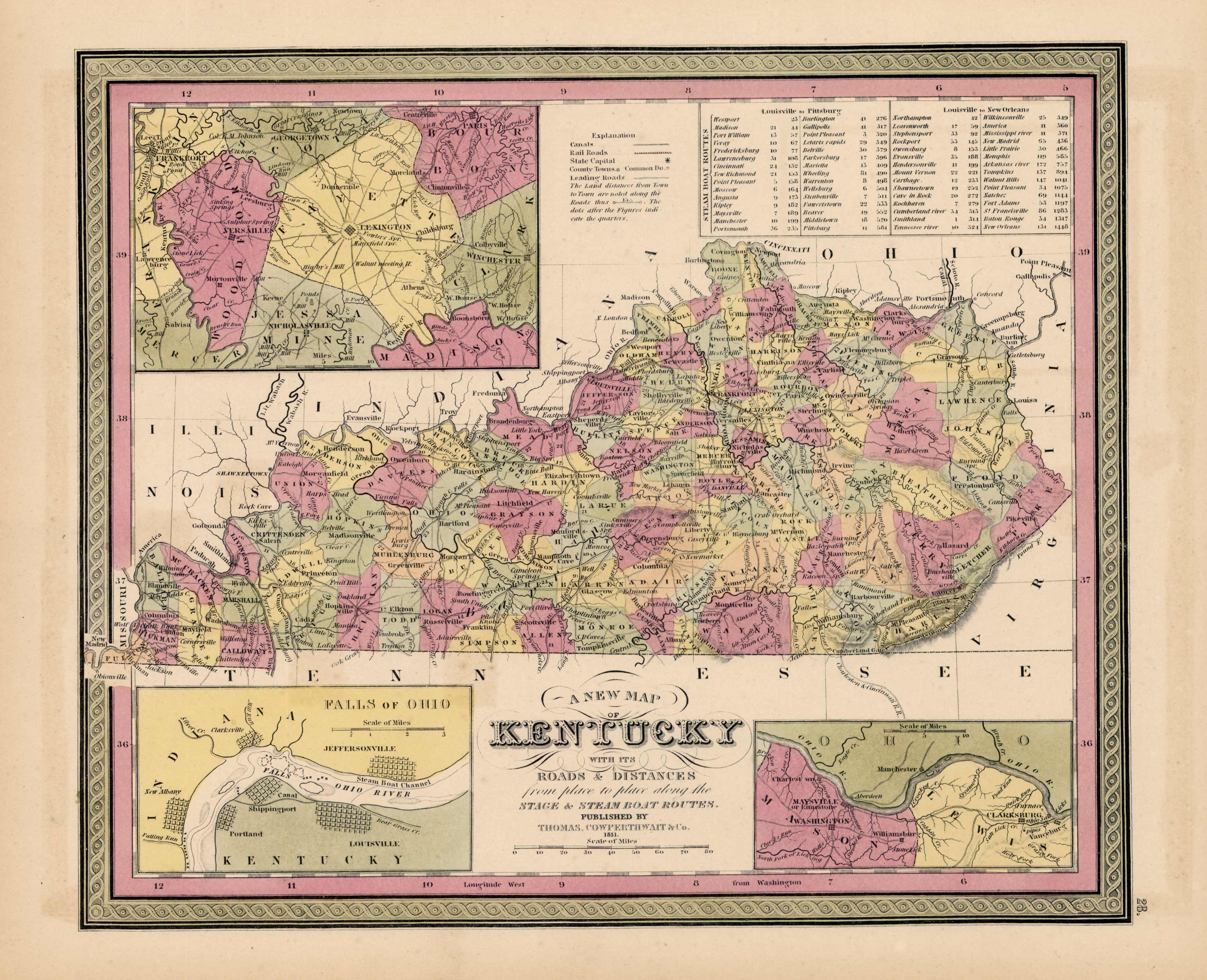 A New Map of Kentucky A New Map of Kentucky