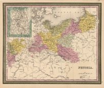 Prussia with Inset of Berlin