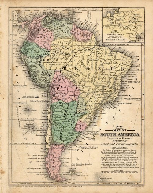 Map of South America