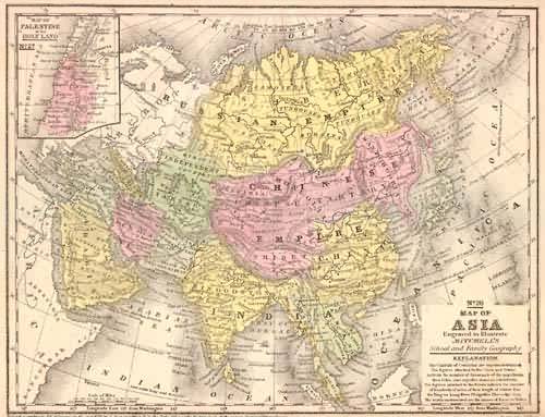 Map of Asia