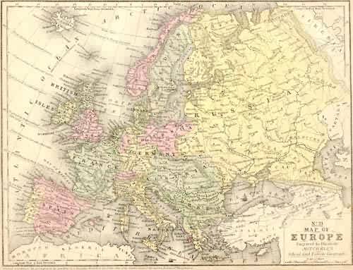 Map of Europe Map of Europe