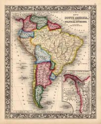 Map of South America