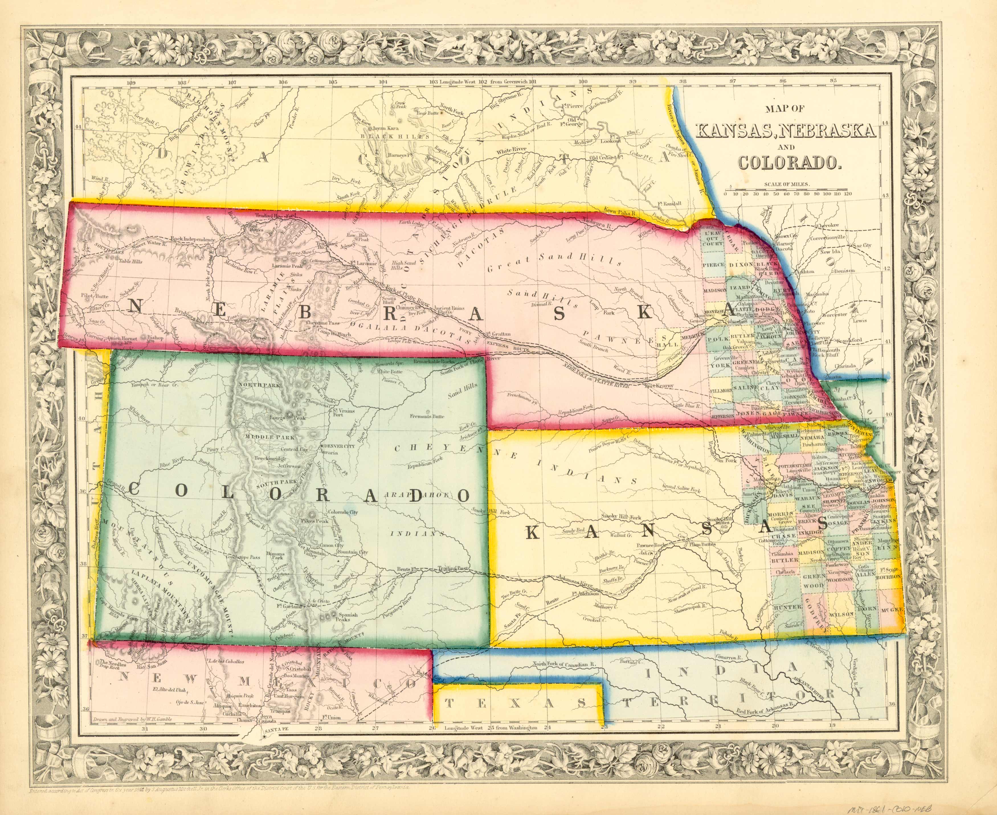 Map of Kansas Map of Kansas