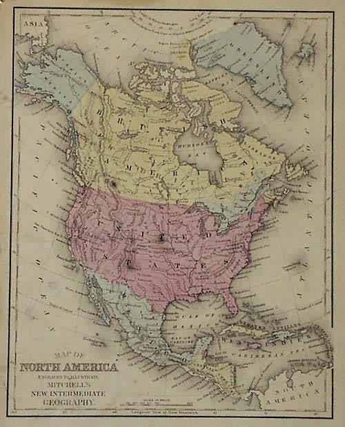 Map of North America