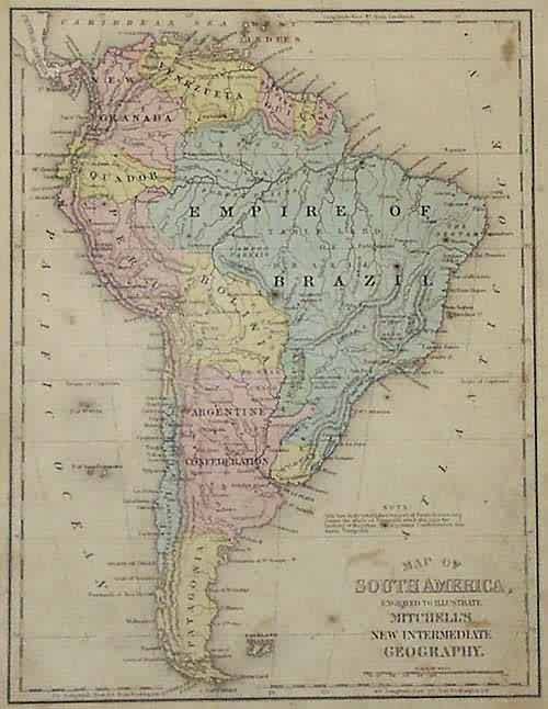 Map of South America