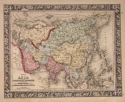 Map of Asia