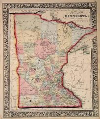 County Map of Minnesota