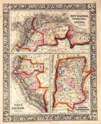 Map of New Granada