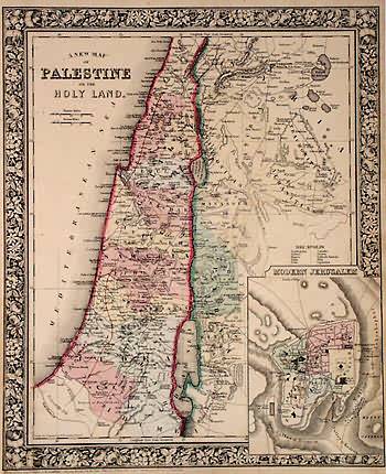 A New Map of Palestine (or the Holy Land) A New Map of Palestine (or the Holy Land)