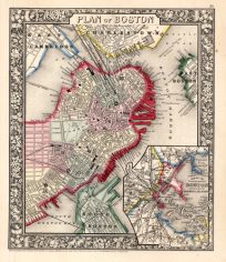Plan of Boston including Charlestown