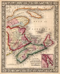 County Map of Nova Scotia