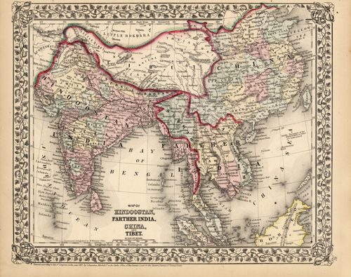 Map of Hindoostan