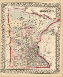 County Map of Minnesota
