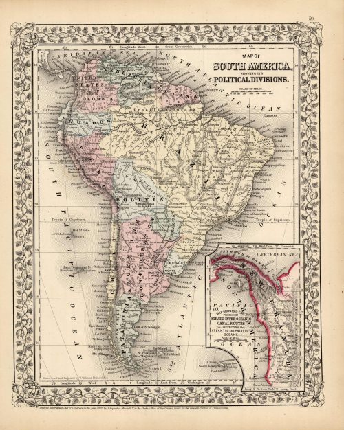 Map of South America