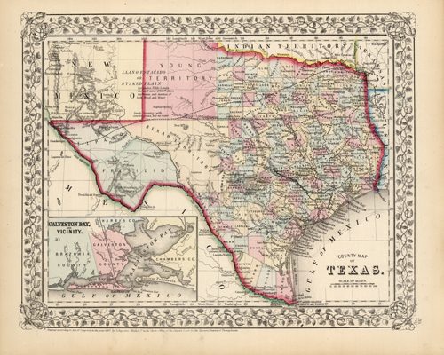 County Map of Texas