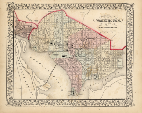 Plan of the City of Washington The Capitol of the United States of America