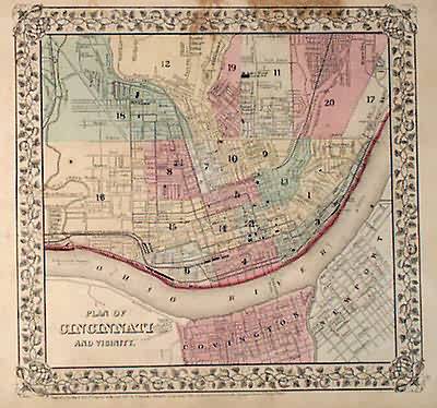 Plan of Cincinnati and Vicinity