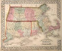 County Map of Massachusetts