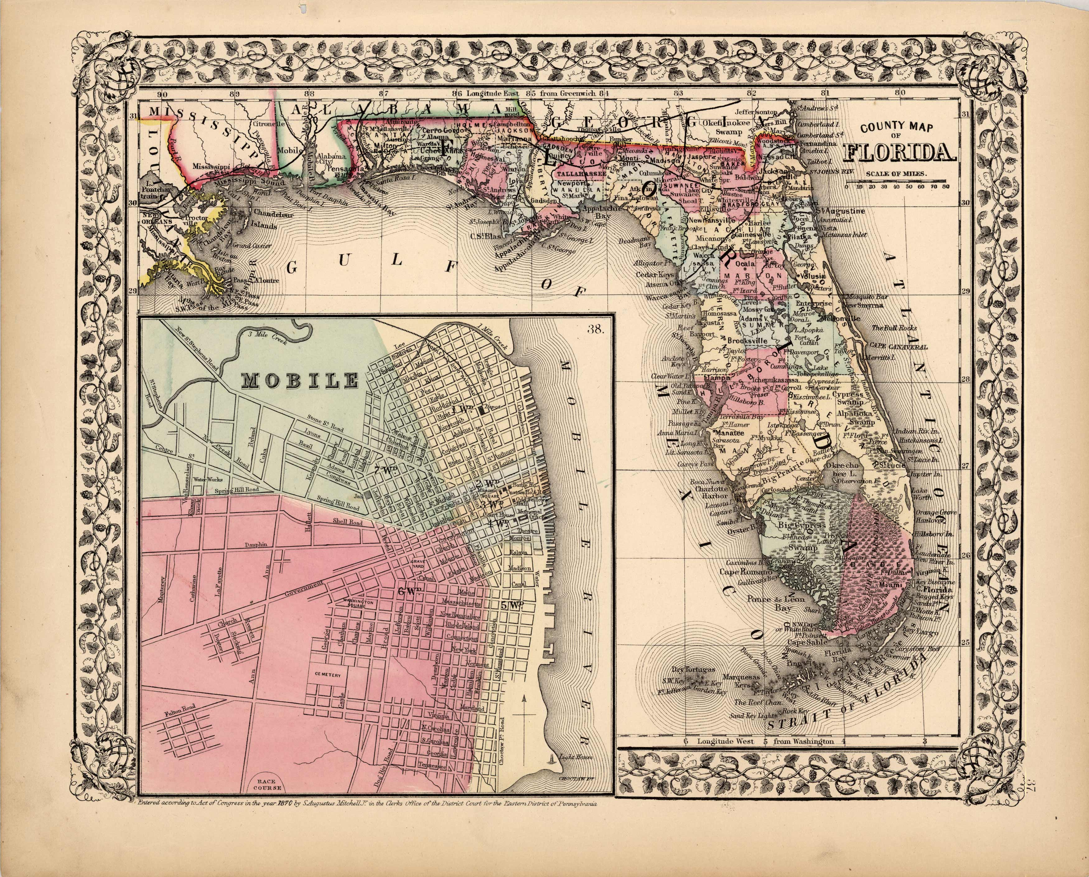County Map of Florida