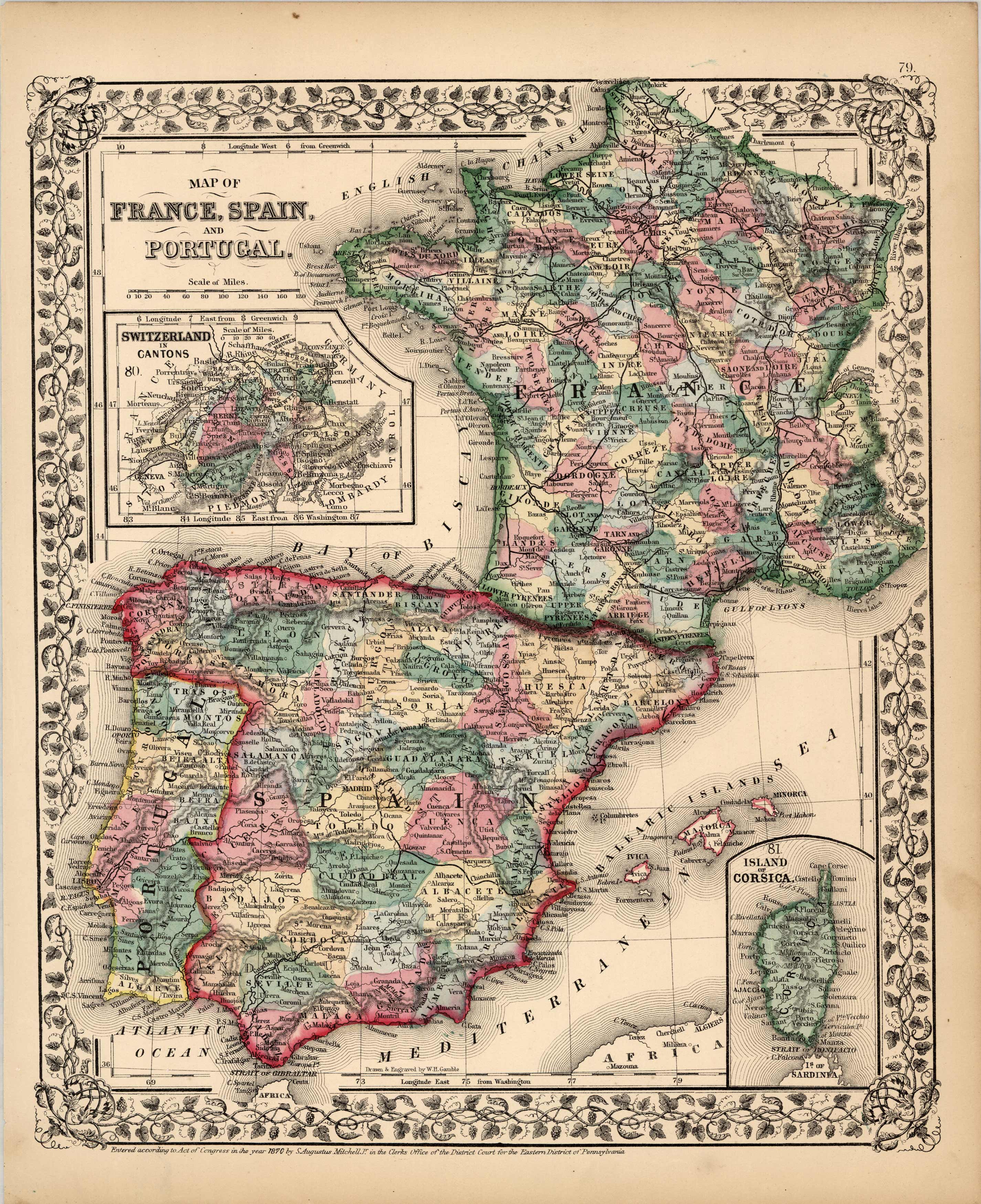 Map of France Map of France