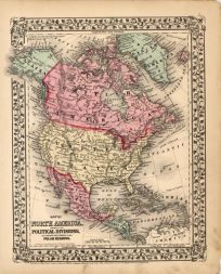 Map of North America