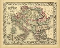 Map of Austrian Empire