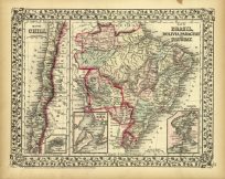 Map of Brazil Bolivia