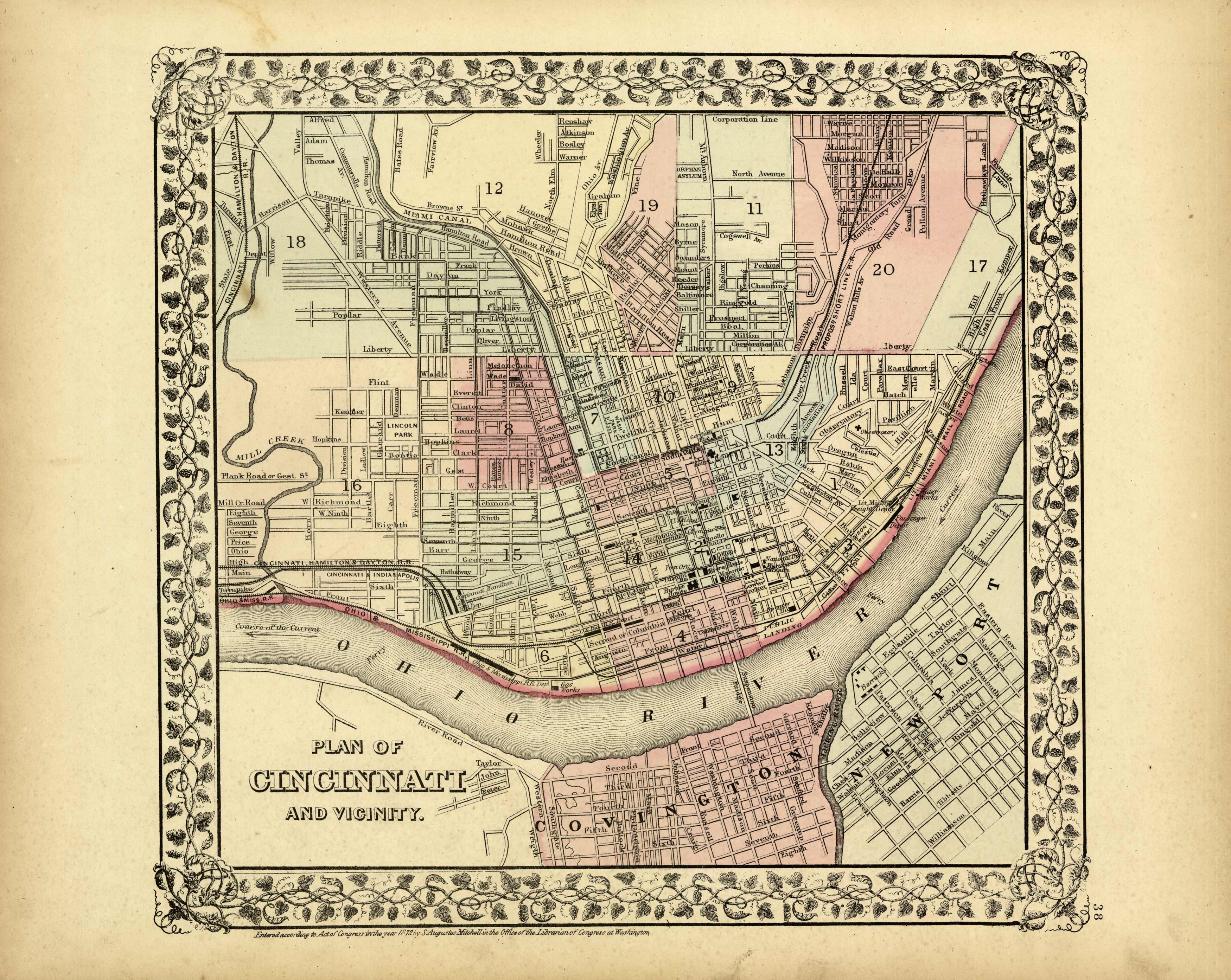 Plan of Cincinnati and Vicinity