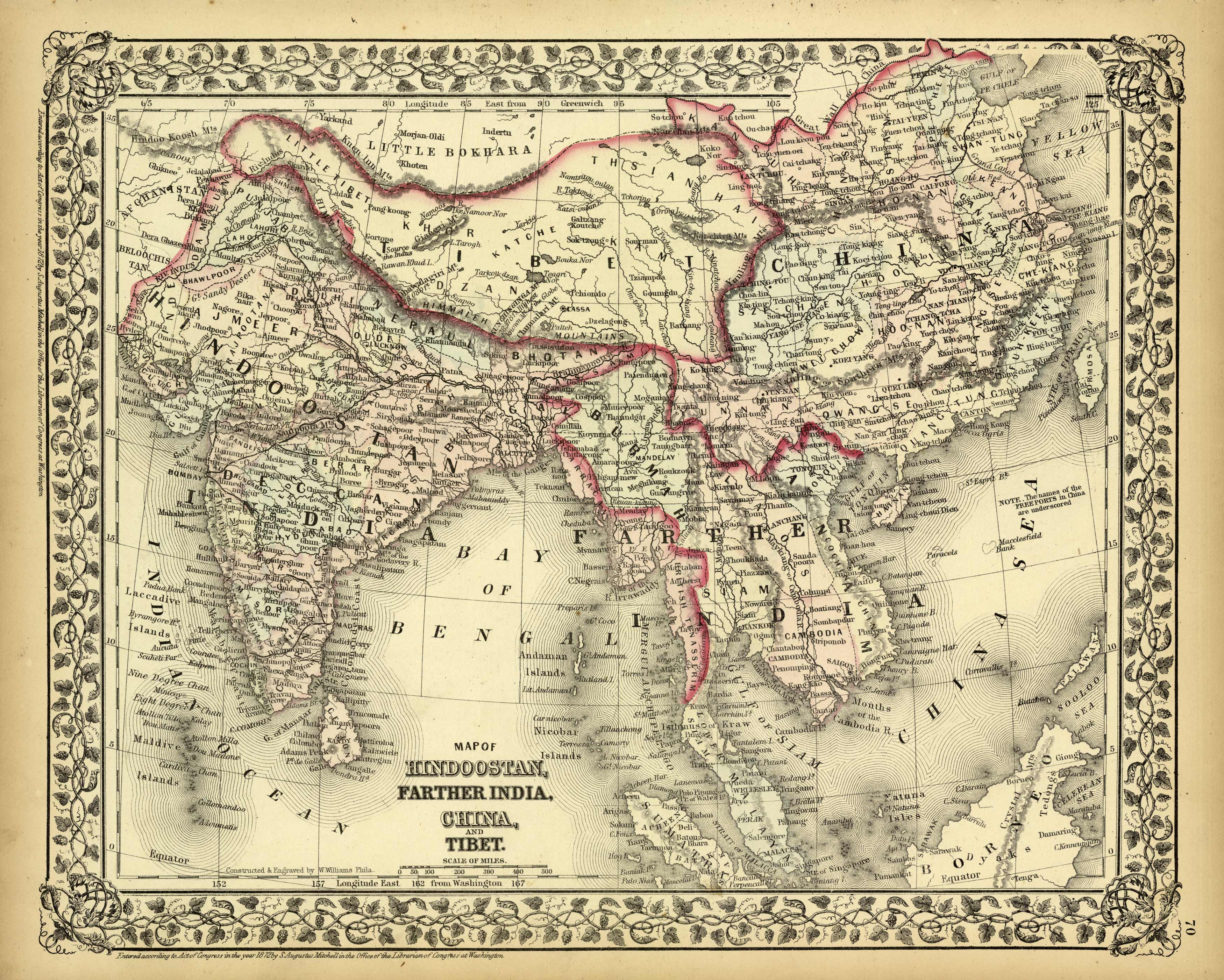 Map of Hindoostan