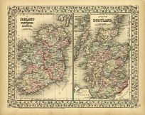 Ireland in Provinces and Counties / Shetland Islands / County Map of Scotland