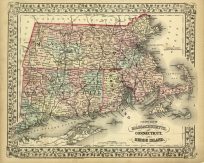 County Map of Massachusetts