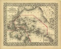 Map of Oceanica Exhibiting Its Various Divisions & Island Groups'