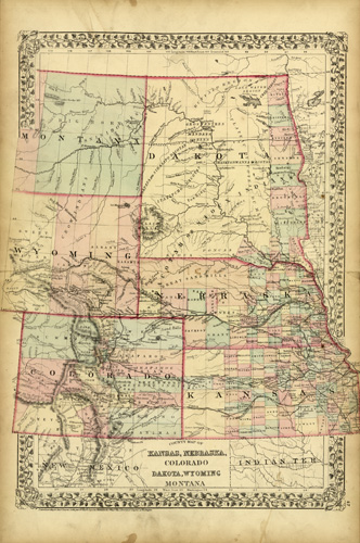 County Map of Kansas